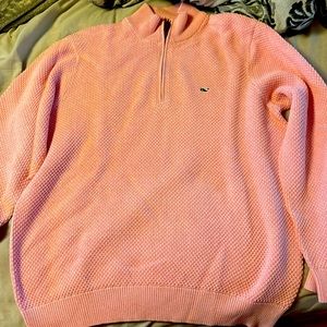 Vineyard vines pink large sweater men's